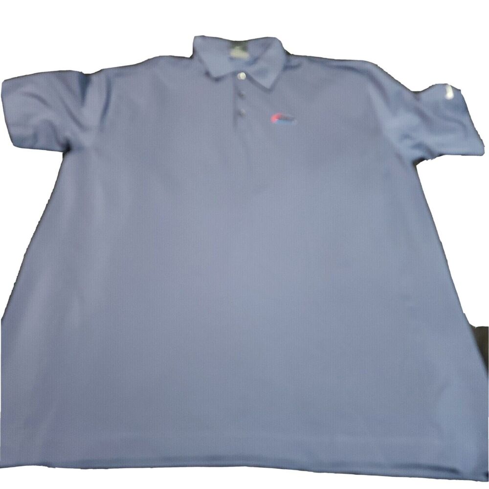 Niki Golf Dri Fit Mens Polo Blue Size XXL Short Sleeve Pullover